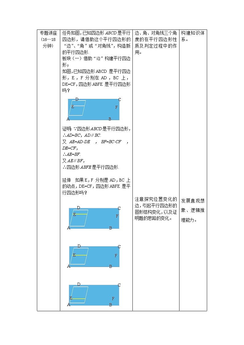 18.1.6《平行四边形的性质及判定定理综合运用》课件+教案+同步练习02