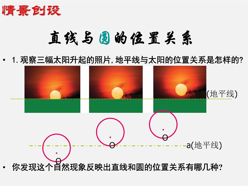 苏科初中数学九上《2.5 直线与圆的位置关系》PPT课件 (20)第3页