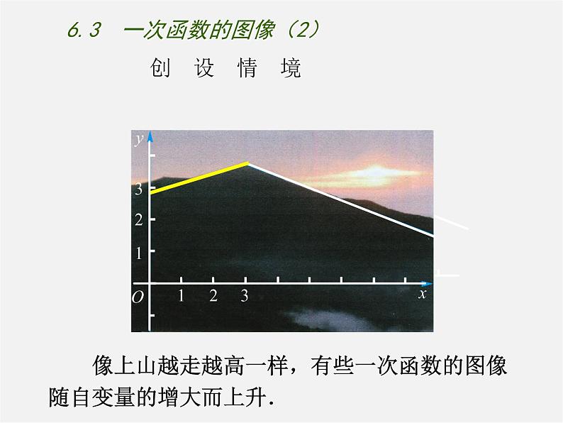 苏科初中数学八上《6.3 一次函数的图像》PPT课件 (6)第2页