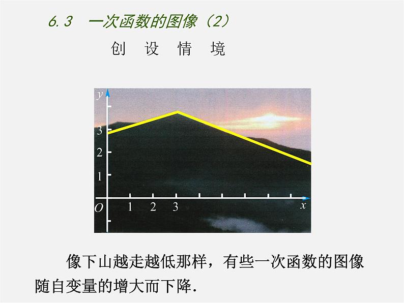苏科初中数学八上《6.3 一次函数的图像》PPT课件 (6)第3页