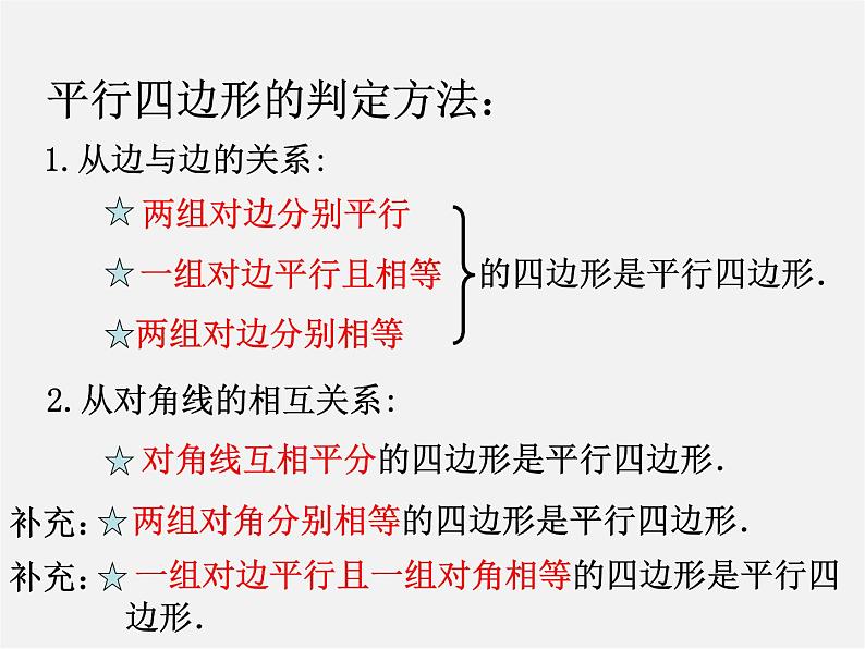 苏科初中数学八下《9.3 平行四边形》PPT课件 (4)第3页
