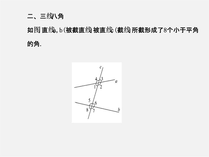 湘教初中数学七下《4.1.2相交直线所成的角 》PPT课件 (5)第6页