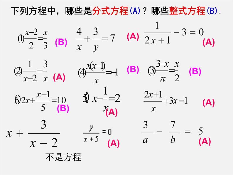 湘教初中数学八上《1.5可化为一元一次方程的分式方程》PPT课件 (5)第4页