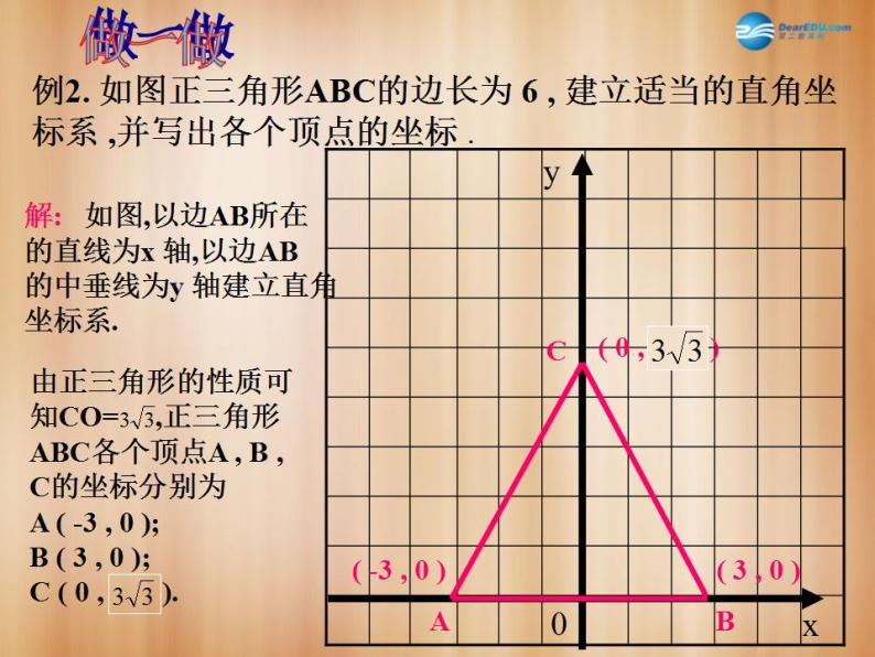 湘教初中数学八下《3.2简单图形的坐标表示》PPT课件 (2)07