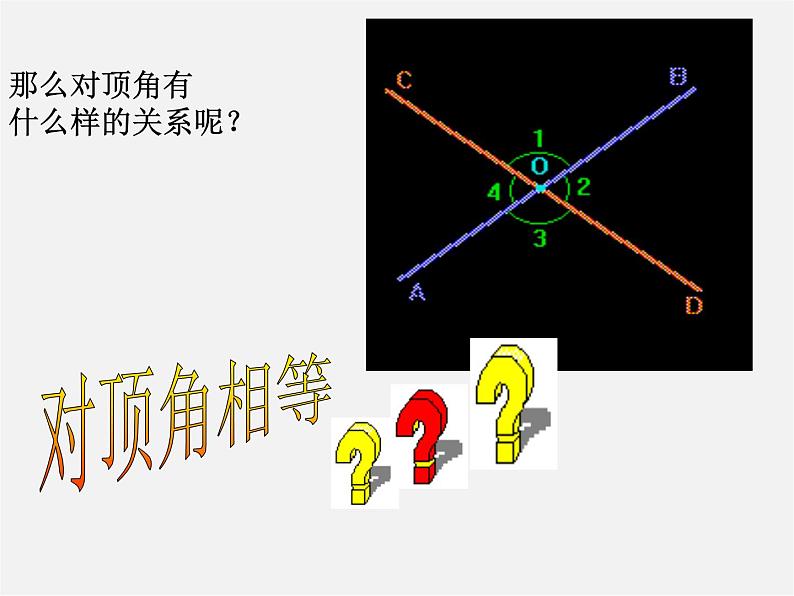 沪科初中数学七下《10.1相交线》PPT课件 (2)04