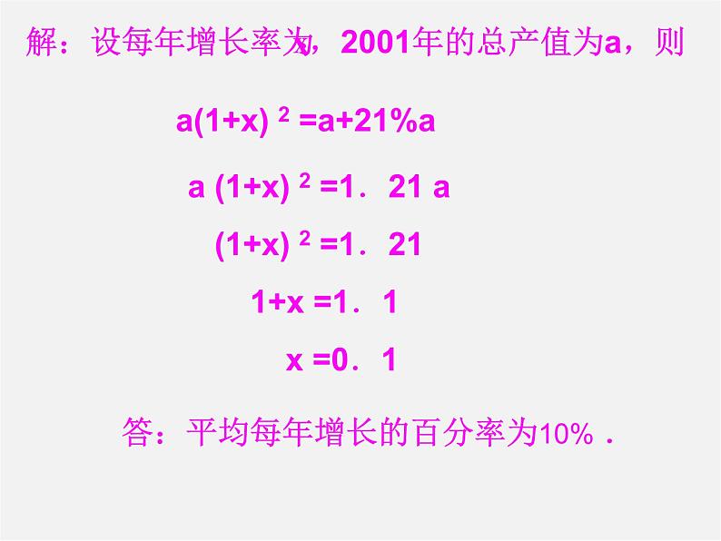 沪科初中数学八下《17.1一元二次方程》PPT课件 (15)第5页