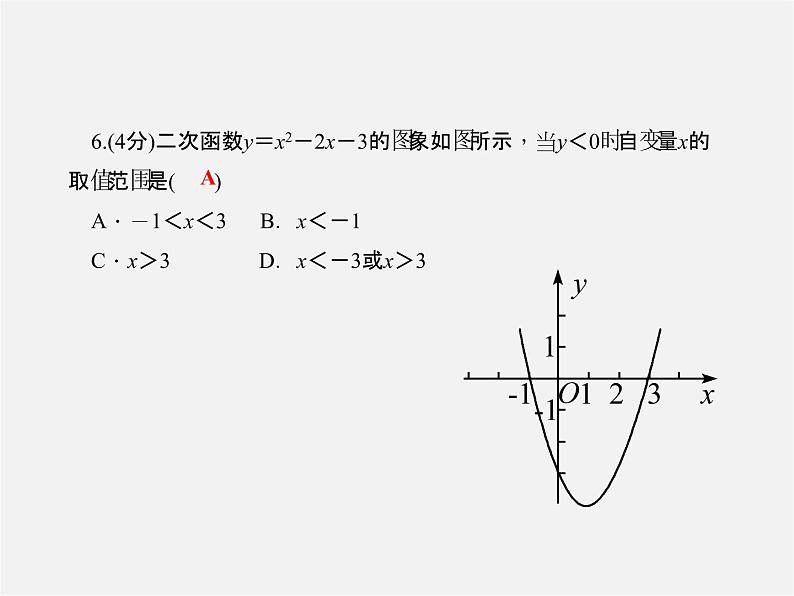 沪科初中数学九上《21.2 二次函数的图象和性质》PPT课件 (15)06