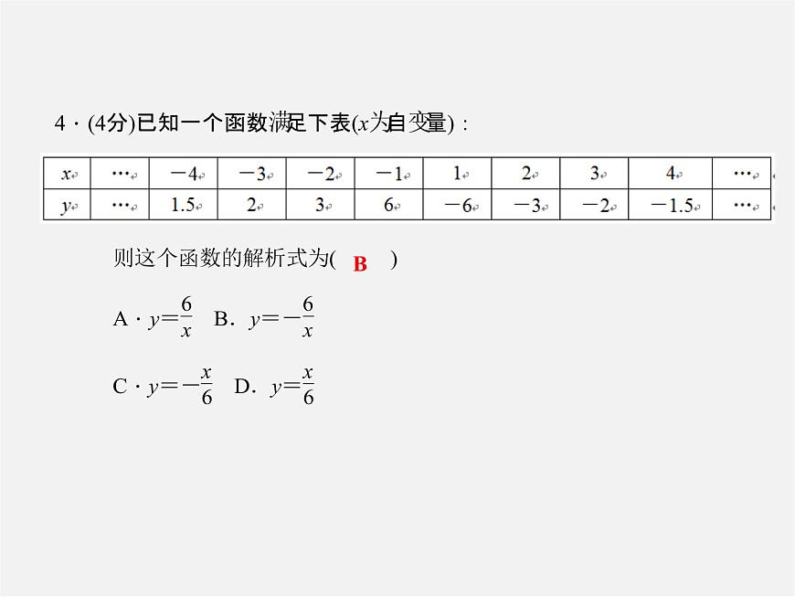 滬科初中數(shù)學(xué)九上《21.5 反比例函數(shù)》PPT課件 (2)第4頁