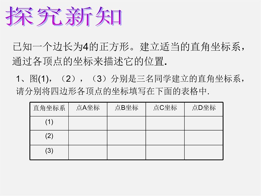 冀教初中數(shù)學(xué)八下《19.3坐標(biāo)與圖形的位置》PPT課件 (2)第4頁