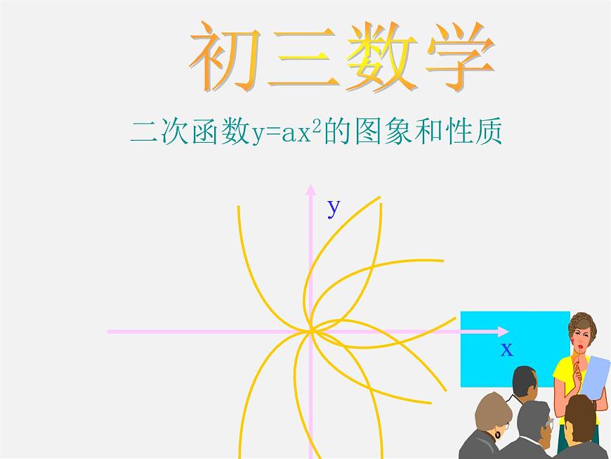 北京課改初中數(shù)學(xué)九上《20.4二次函數(shù)的性質(zhì)》PPT課件 第1頁
