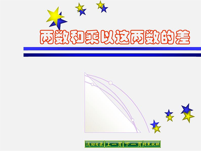 华东师大初中数学八上《12.3.1两数和乘以这两数的差》PPT课件 (1)01