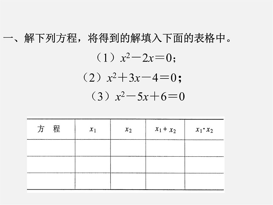北師大初中數學九上《2.0第二章 一元二次方程》PPT課件 (6)第2頁