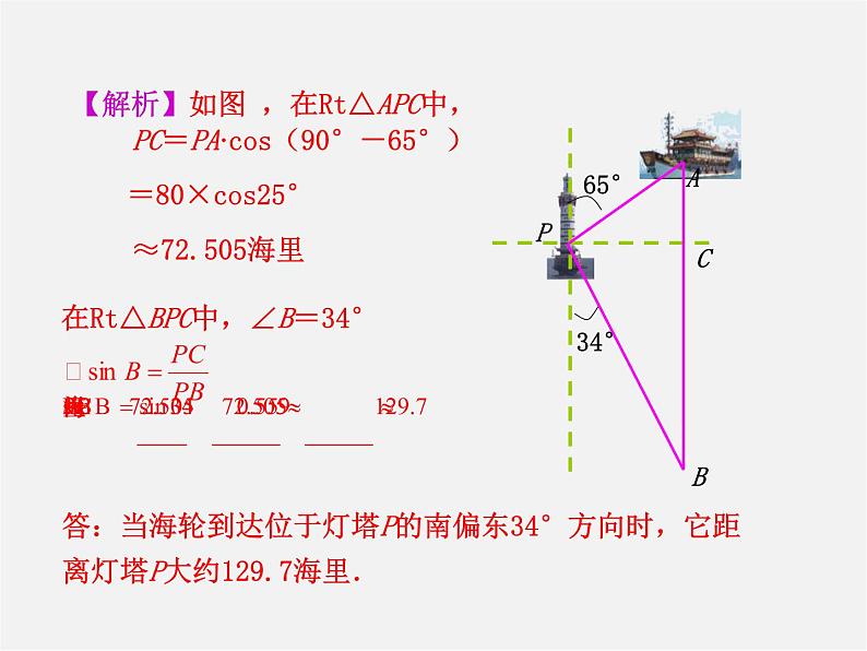 第5套 28.2.2 应用举例(第2课时)课件第6页