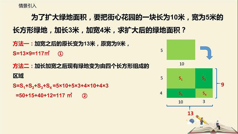 9.3 多项式乘多项式(课件)-2021-2022学年七年级数学下册同步教学课件(苏科版)第4页