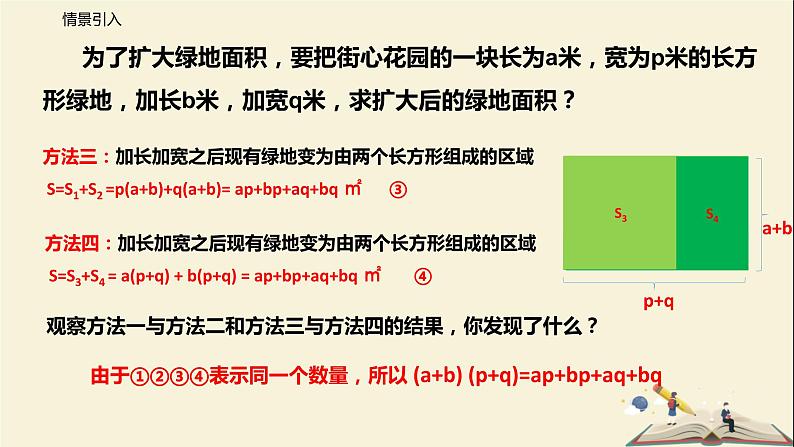 9.3 多项式乘多项式(课件)-2021-2022学年七年级数学下册同步教学课件(苏科版)第7页