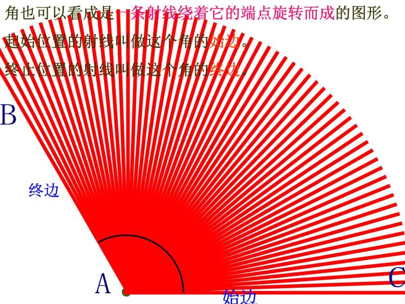 沪科版数学七年级上册 4.4  角 课件06