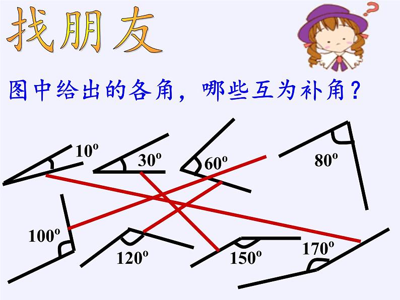 沪科版数学七年级上册 4.5 角的比较与补(余)角(9) 课件06