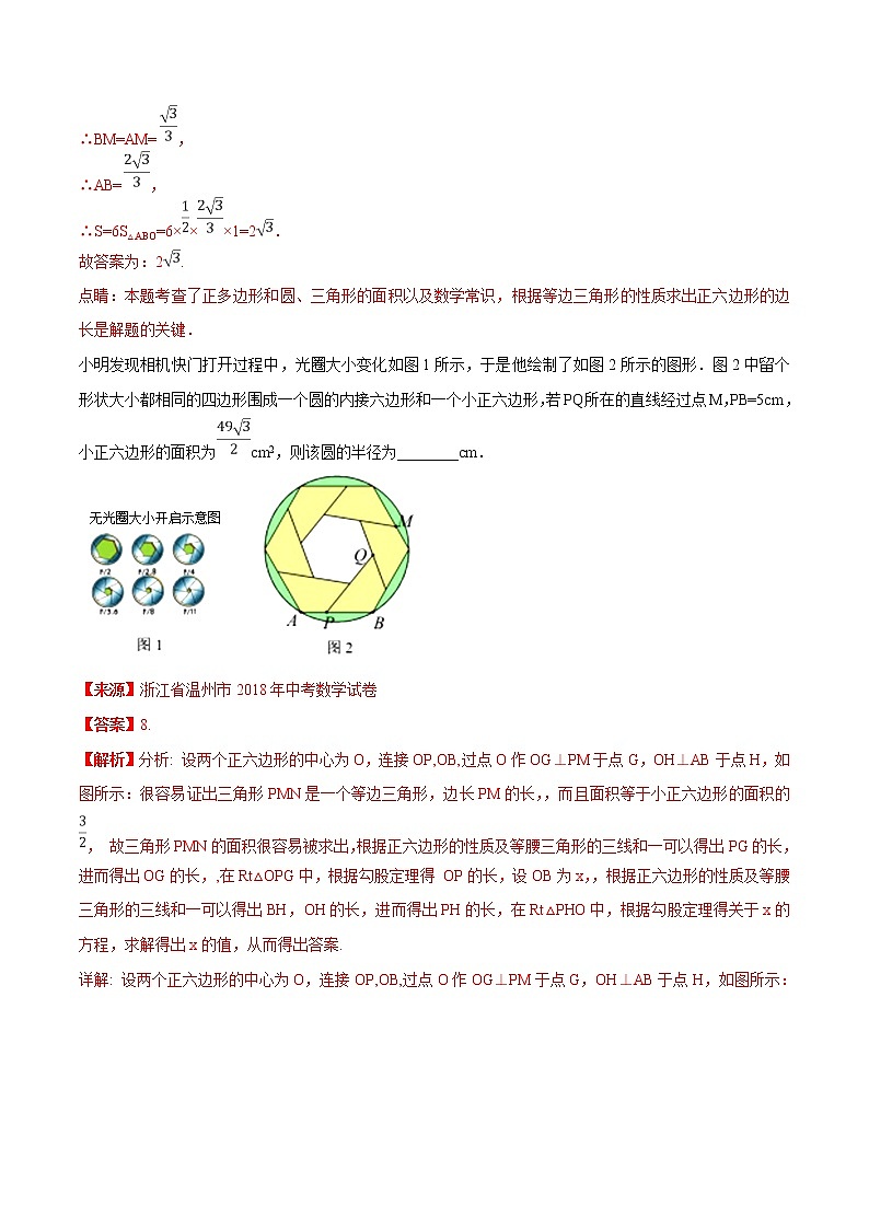 中考数学《一轮专题讲义》(41专题)第41讲 与圆有关的计算(解析版)学案第3页