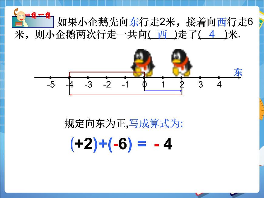 5.4(1)有理數(shù)的加法 課件PPT第6頁