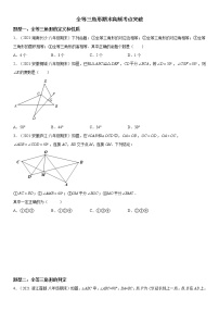 2021-2022学年人教版八年级数学上学期期末复习--全等三角形《考点•题型•难点》专项突破（含解析）