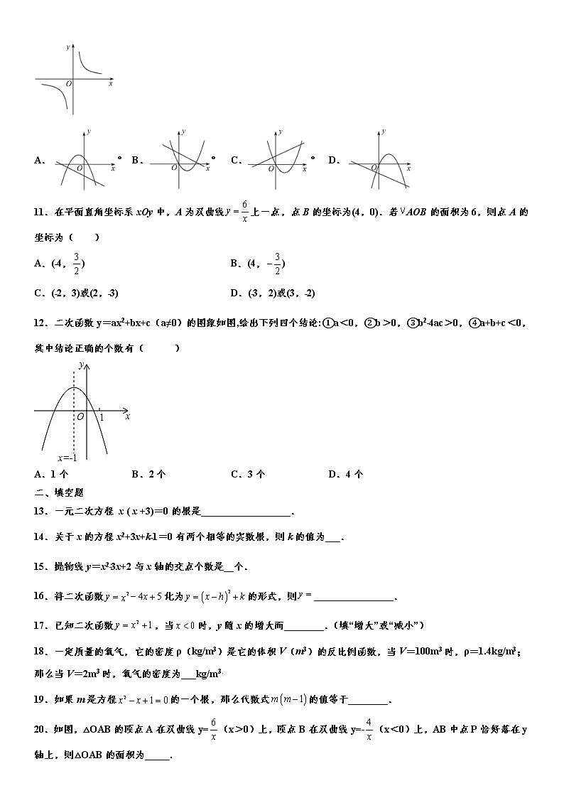 人教版2021年九年级上册期末“一卷到底”代数部分常考题型复习训练卷 word版,含解析第2页