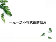 华师大版数学七年级下册第八章《一元一次不等式组的应用》课件.ppt