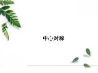 华师大版数学七年级下册第十章《中心对称》课件.ppt