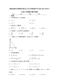 2020-2021学年西安市西工大附中八年级上学期期中数学试题（含答案与解析）