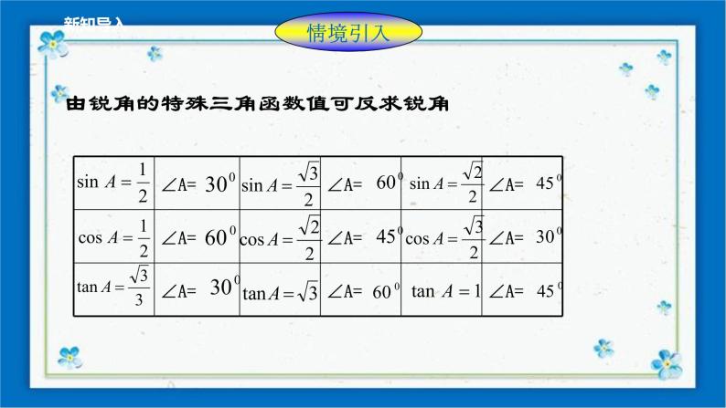 浙教版数学九年级下册 1.2    锐角三角函数的计算（2）课件+教案+学案02