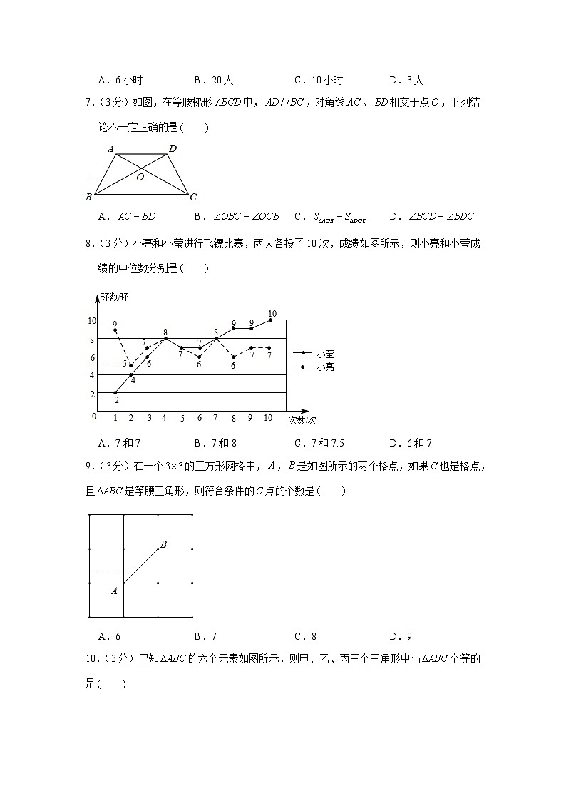 2017-2018学年山东省潍坊市青州市八年级(上)期末数学试卷02