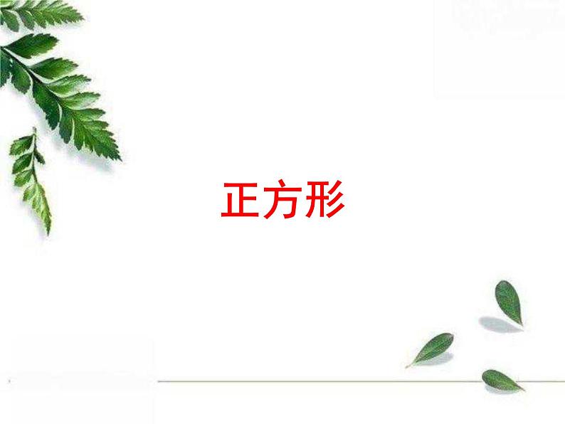 华师大版八年级下册 19.3 正方形 同步课件第1页