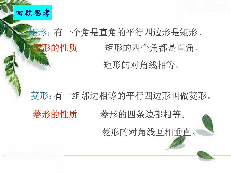 华师大版八年级下册 19.3 正方形 同步课件第3页