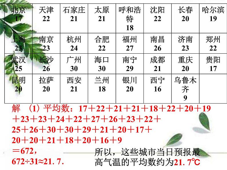 华师大版八年级下册《中位数和众数》教学课件第5页