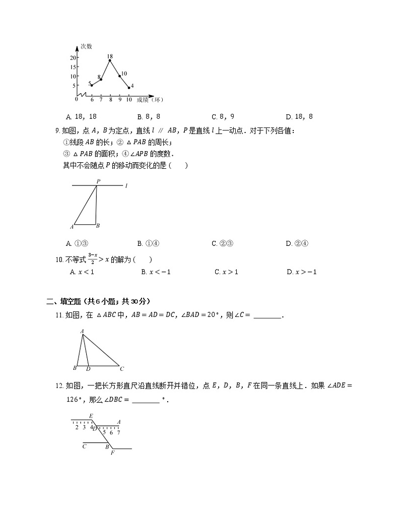 2021年北京大兴区十一学校亦庄实验七年级下期末数学试卷02