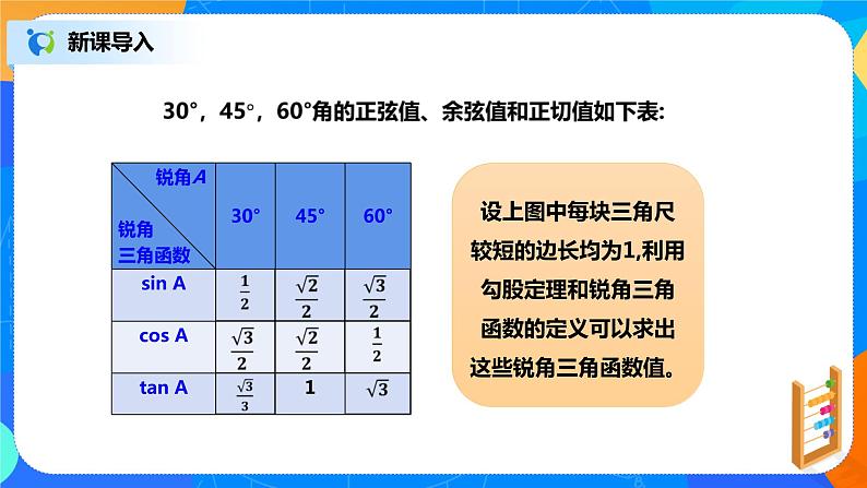 28.1.2 锐角三角函数 PPT课件(送教案+练习)04