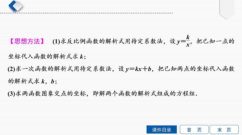 专题提升(6) 一次函数与反比例函数的综合运用课件PPT05