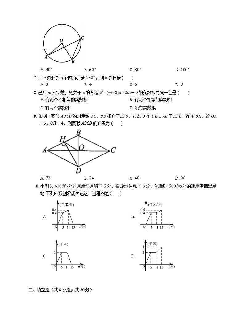 2021年北京昌平区昌平二一学校八年级下期末数学试卷第2页