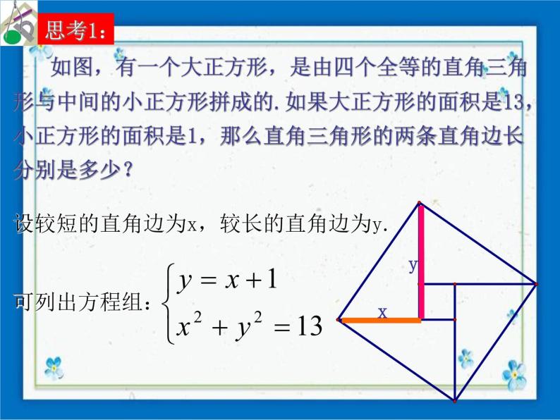 21.5 二元二次方程和方程组 课件（12张ppt）02