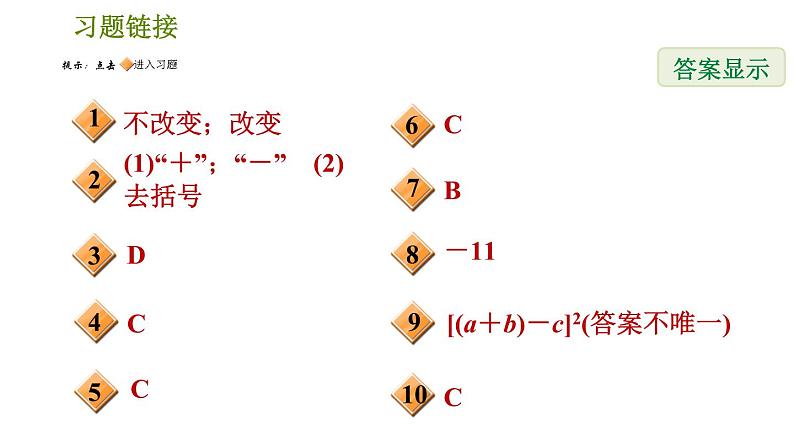 北师版七年级下册数学 第1章 1.6.2 添括号法则在乘法公式中的应用 习题课件第2页
