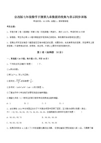 初中北京课改版第九章  数据的收集与表示综合与测试同步测试题