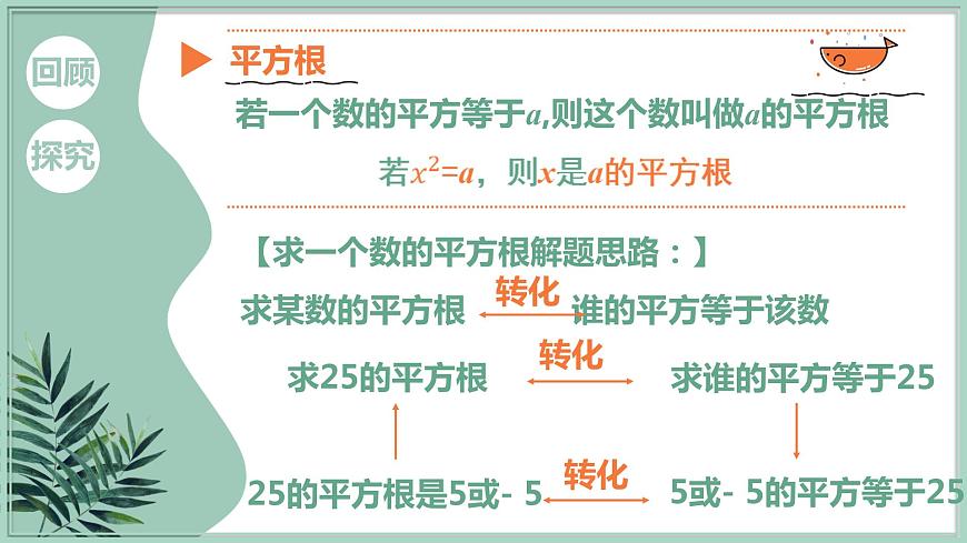 華東師大版數(shù)學八年級上冊 11.1.1 平方根(課件)第5頁