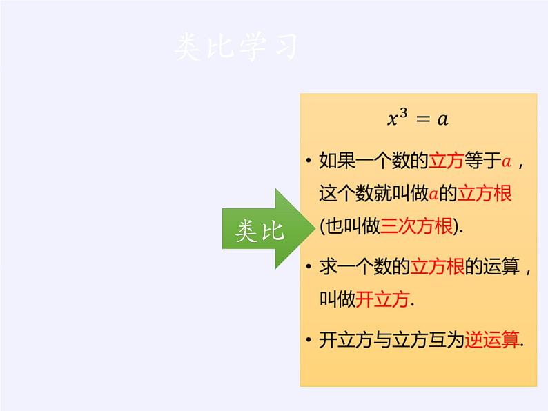 华东师大版数学八年级上册 11.1.2 立方根(课件)第4页