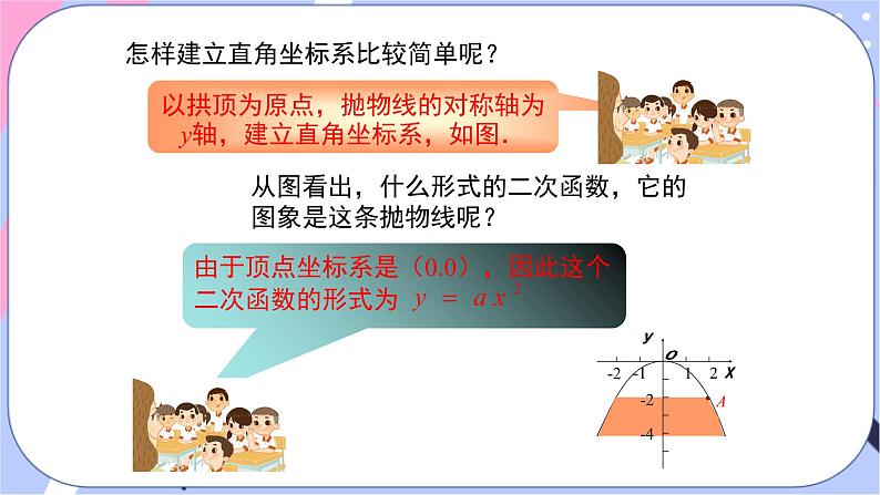 湘教版数学九年级下册1.5《二次函数的应用》 第1课时 抛物线形二次函数 PPT课件+教案05