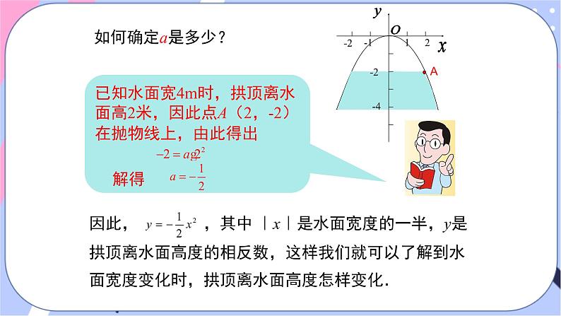 湘教版数学九年级下册1.5《二次函数的应用》 第1课时 抛物线形二次函数 PPT课件+教案06