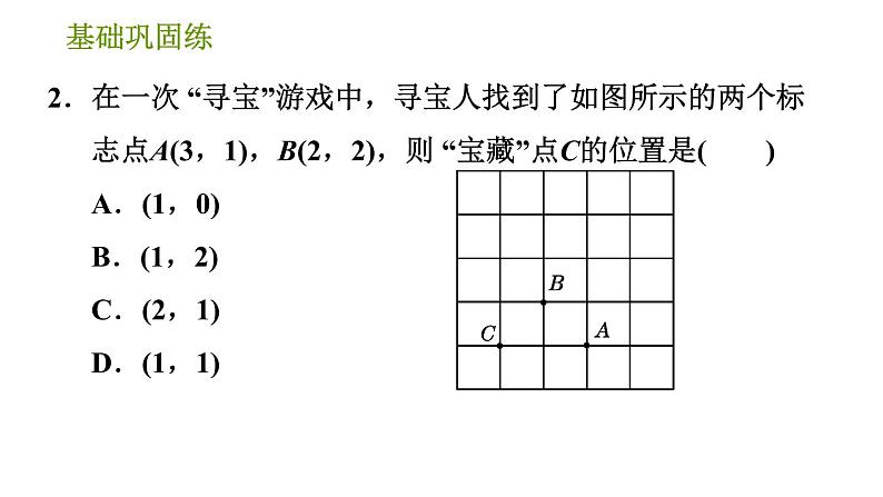 湘教版八年级下册数学 第3章 3.1.2 位置的表示方法 习题课件06