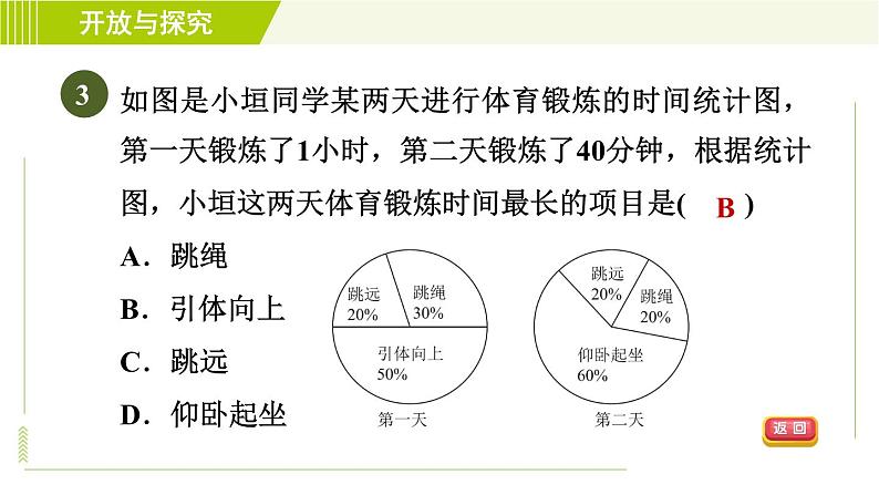 浙教版七年级下册数学 第6章 开放与探究(六) 几种易产生错觉的统计图 习题课件07
