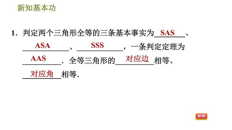 北师版八年级数学上册 第1章 1.1.1 等腰三角形的性质 习题课件第4页