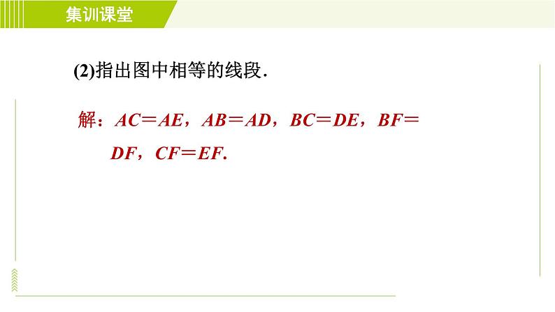 华师版七年级下册数学 第10章 集训课堂 练素养 轴对称及其性质的五种应用 习题课件05