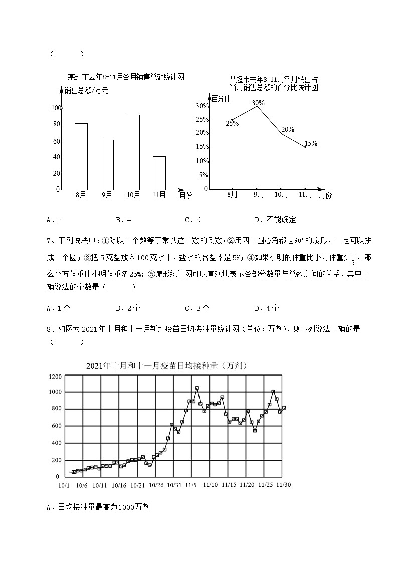 2022年最新冀教版八年级数学下册第十八章数据的收集与整理章节测评试题(含答案及详细解析)03