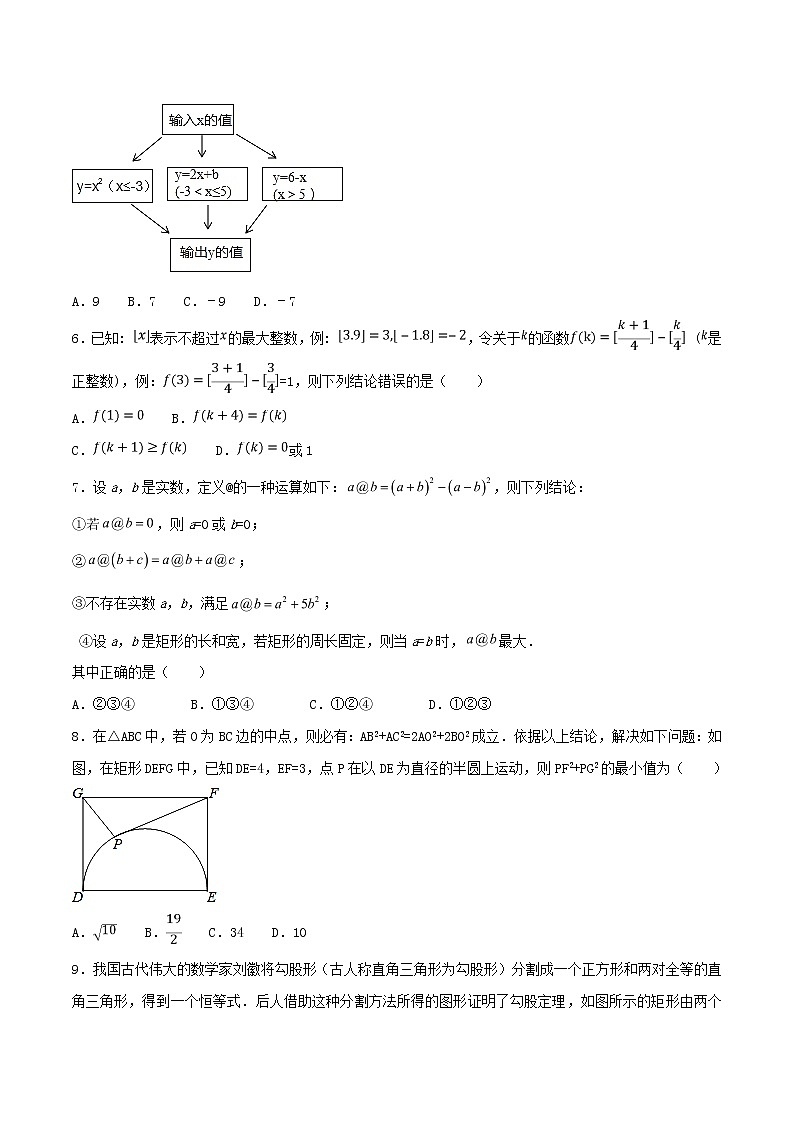 初中数学中考二轮专题练习 专题16 新定义和阅读理解型问题02